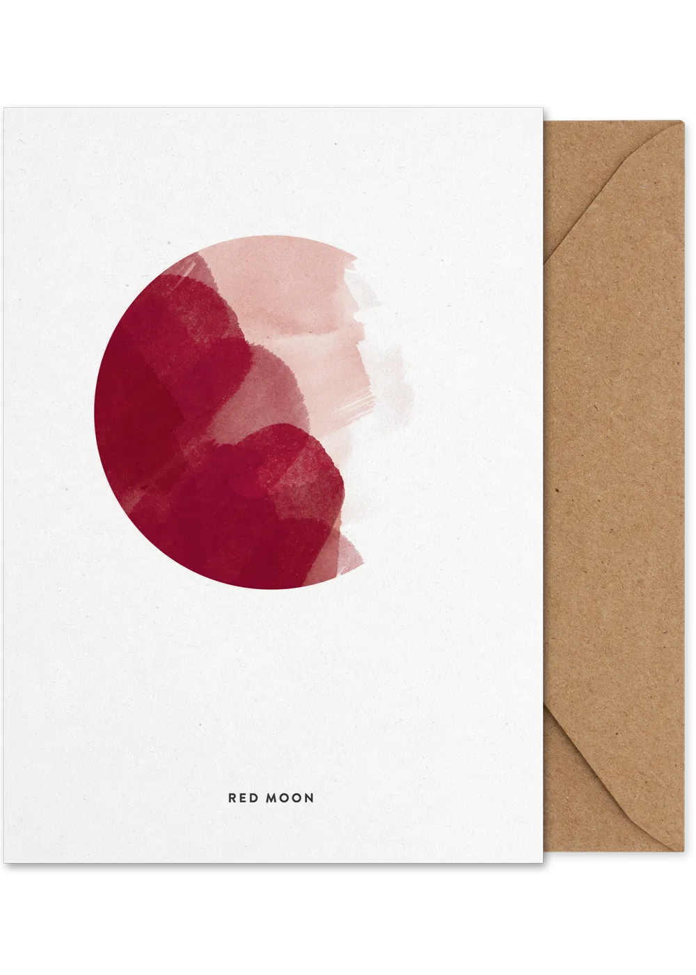 Kunst kort - Red Moon