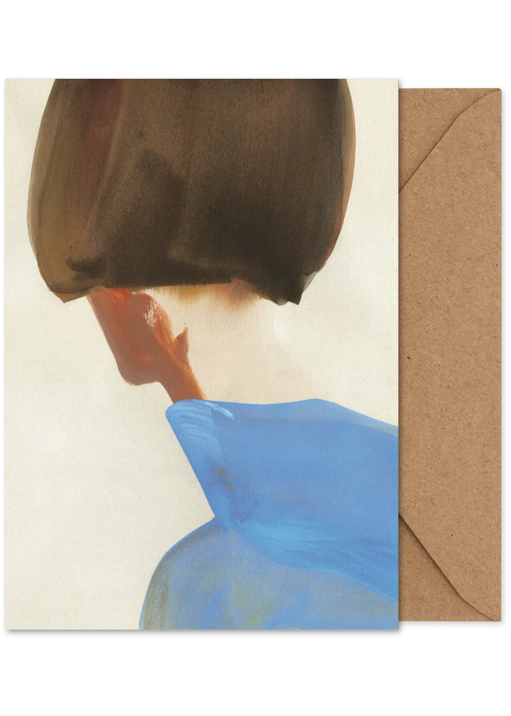 Kunst kort - The Blue cap