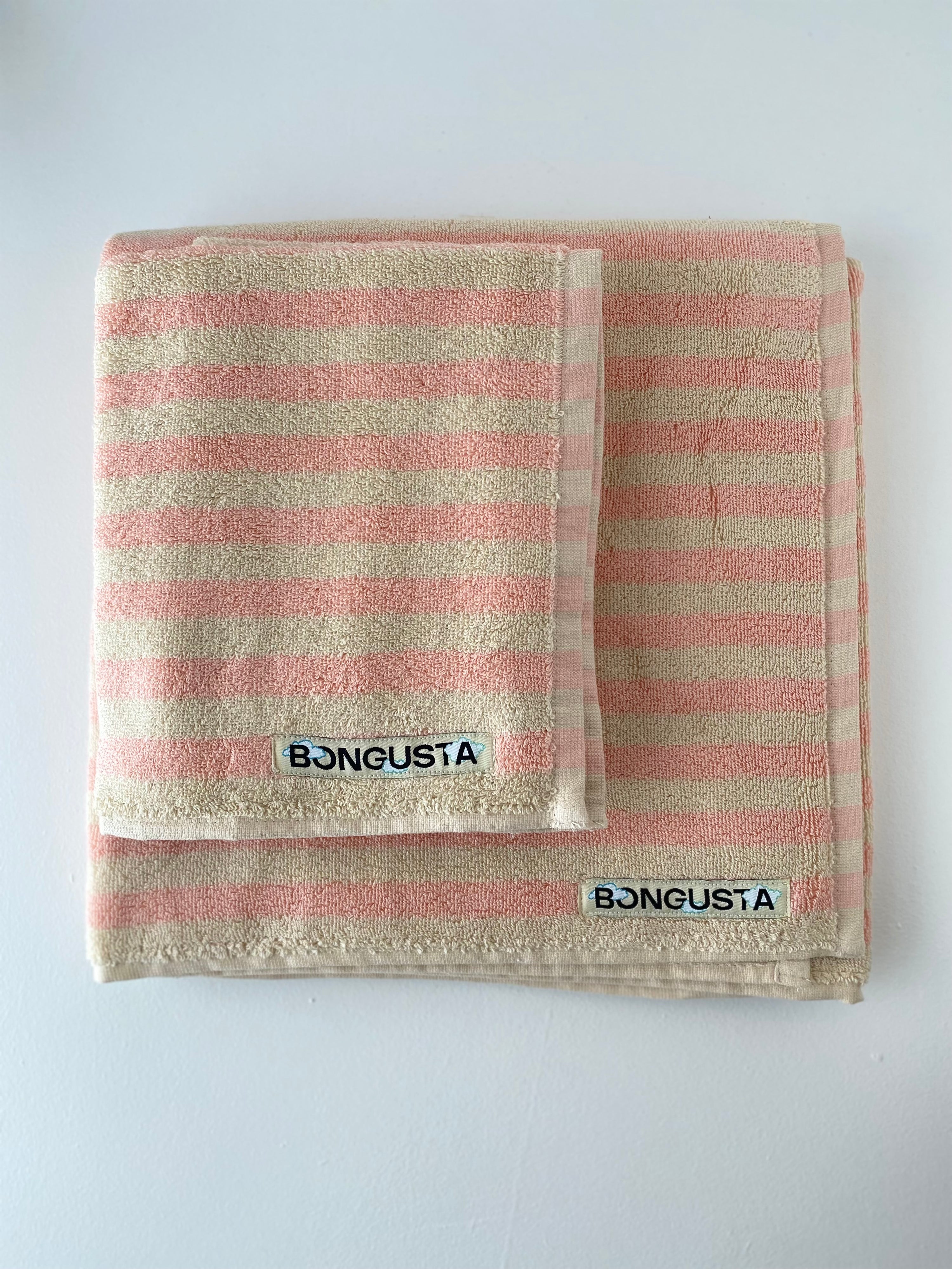 Naram towels, Tropical & Cream