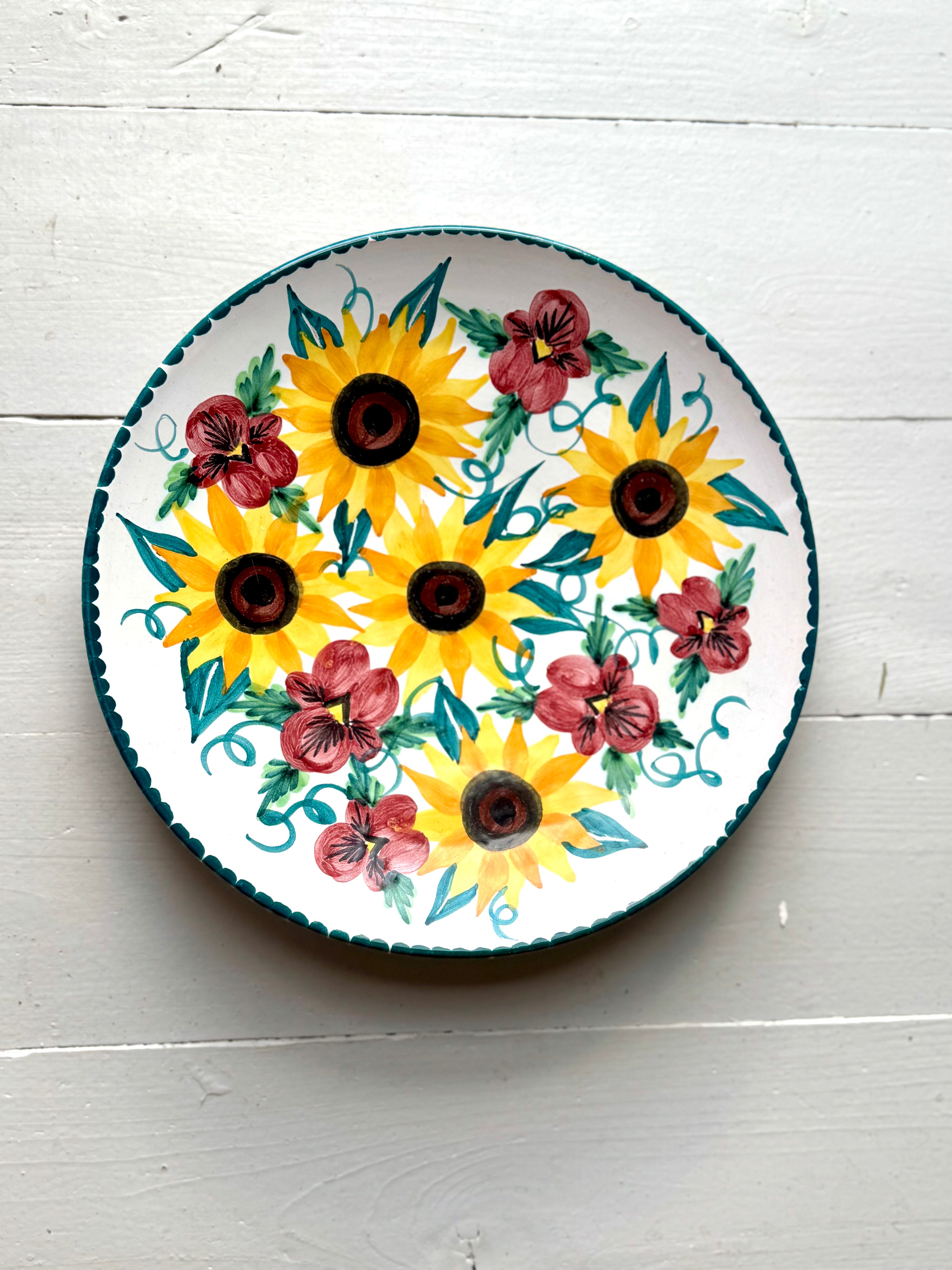 Blomstret fad fra Juelsminde 2