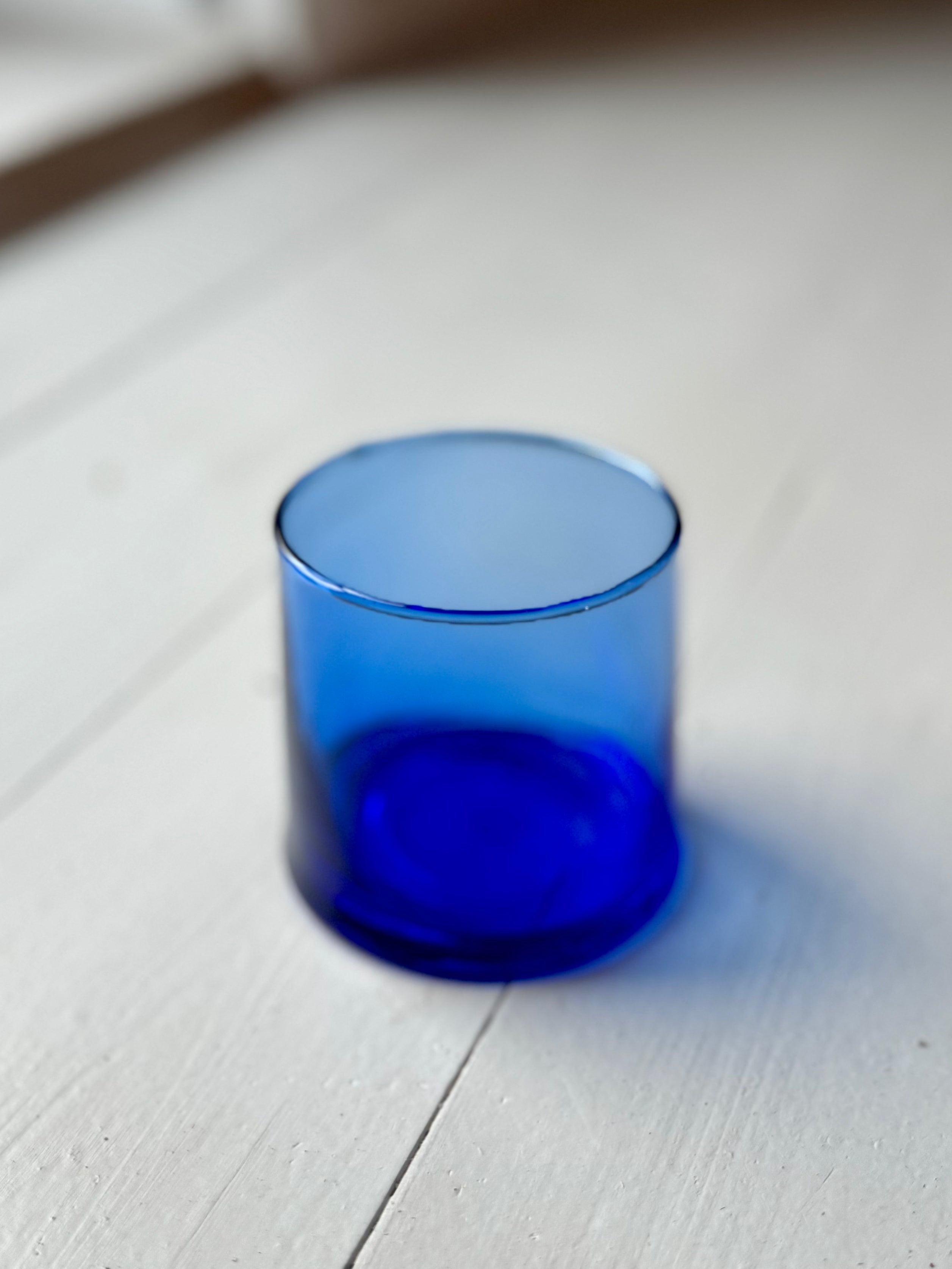 Beldi glas blå