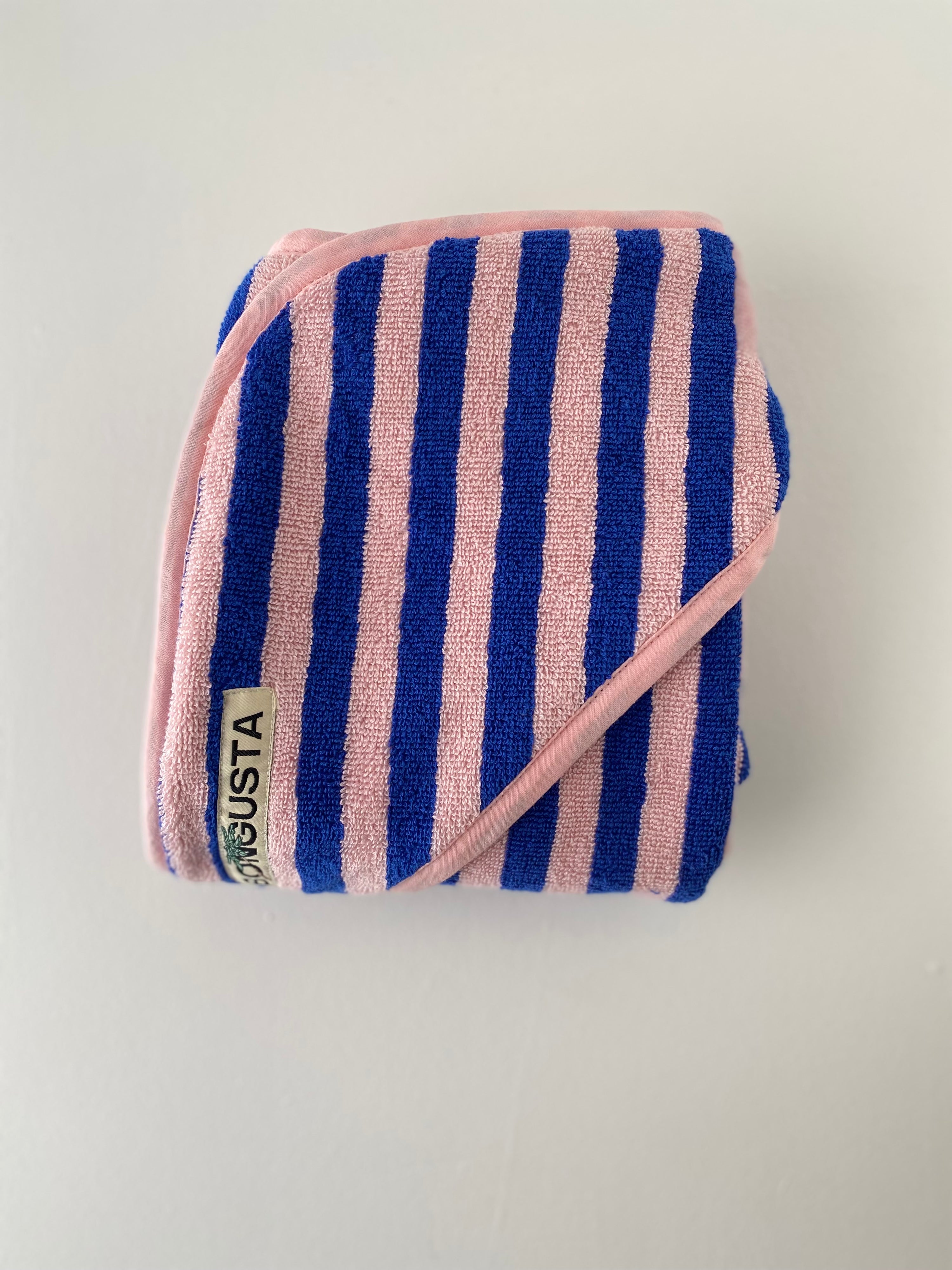 Naram Baby towel, Dazzling blue & Rose