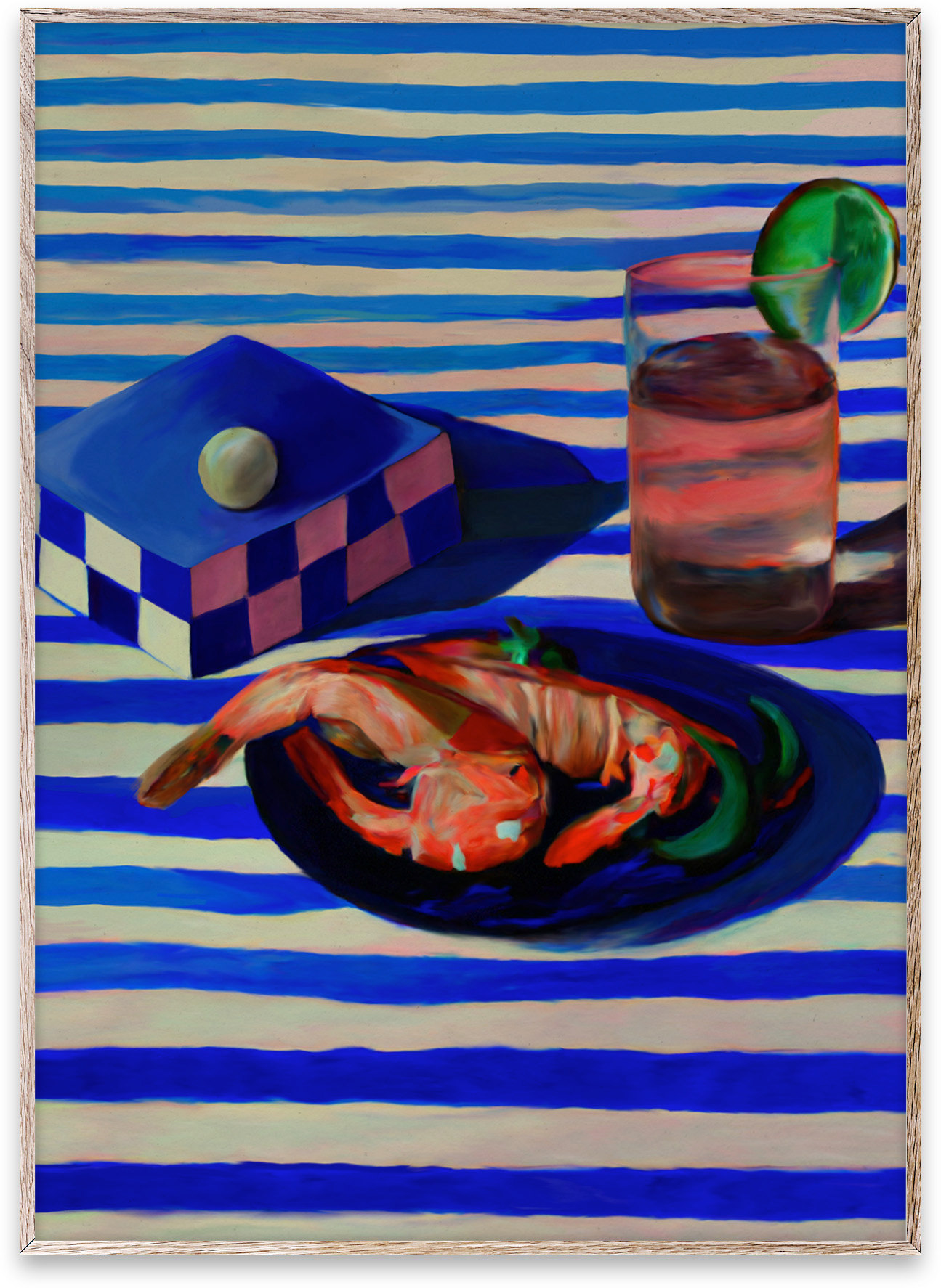 Plakat - Shrimp & Stribes