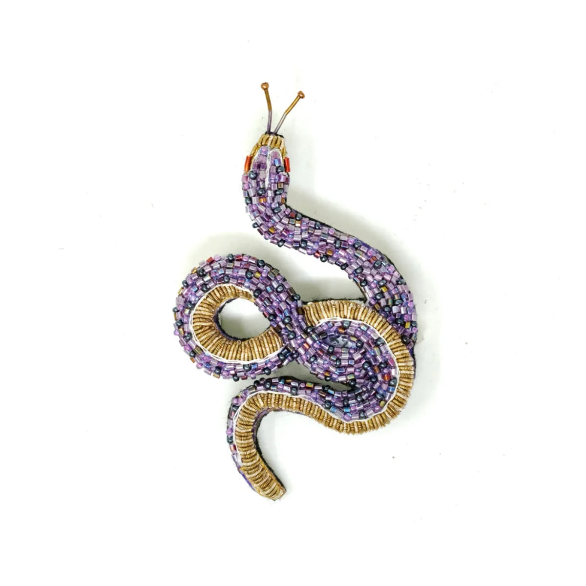 Broche Amethyst Snake- Trovelore