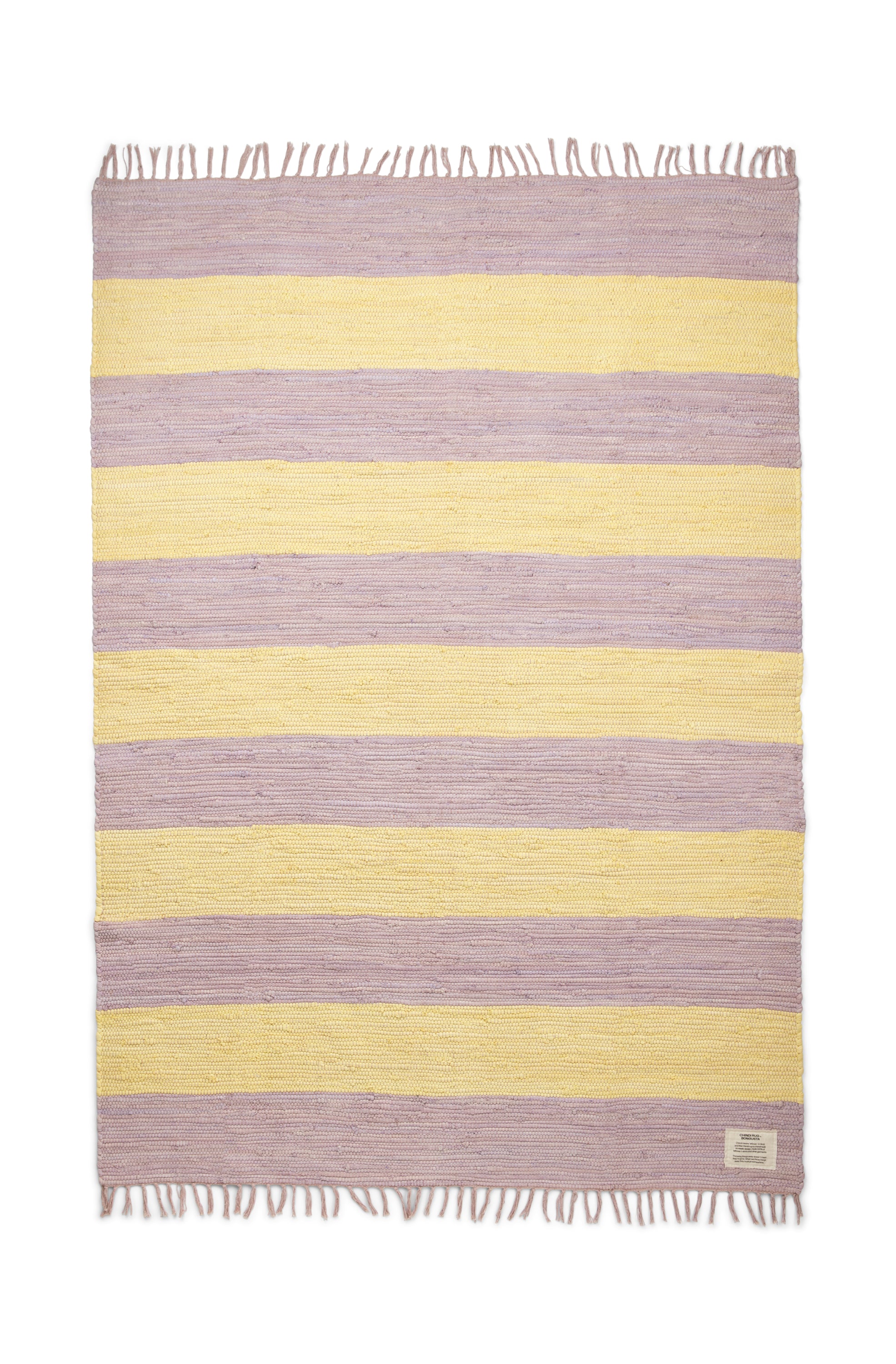 CHINDI RUG tæppe 140x200 cm, lilac & yellow