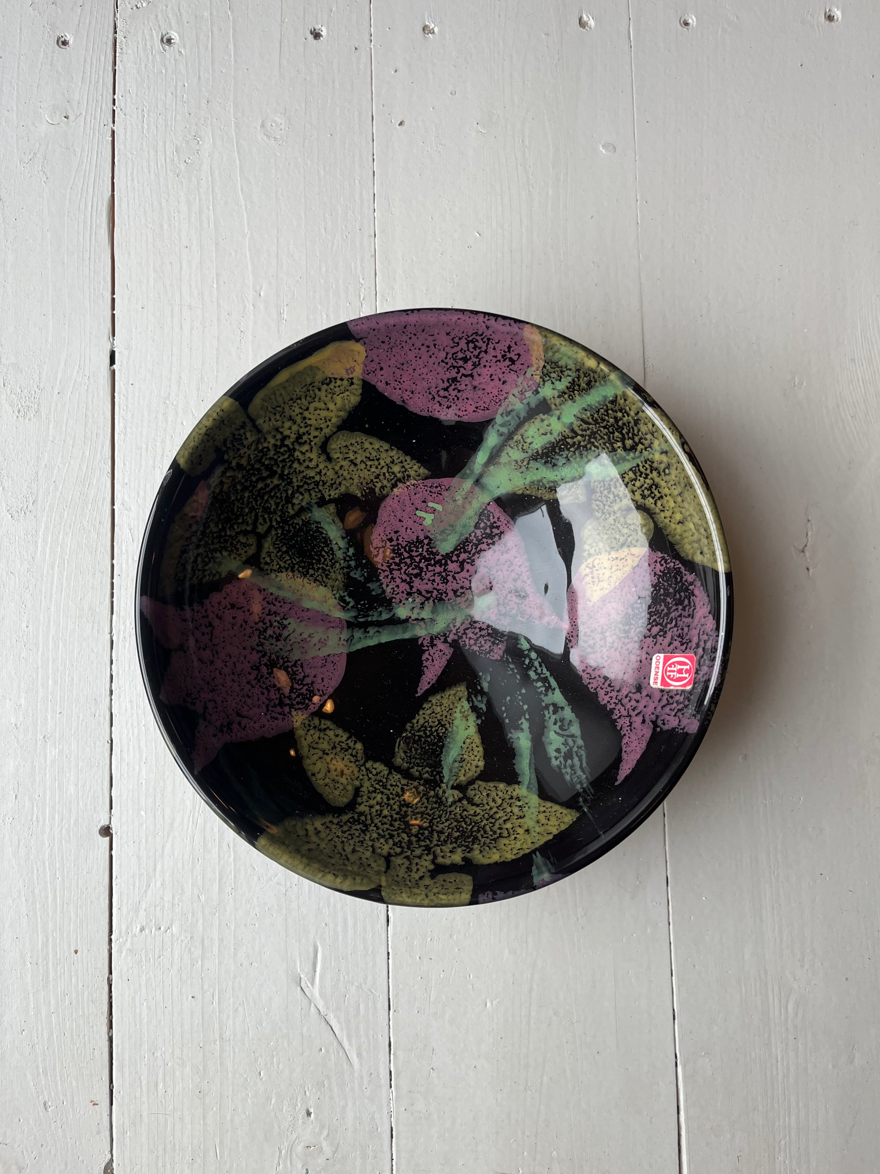 Keramikskål i fine farver - Vintage 182