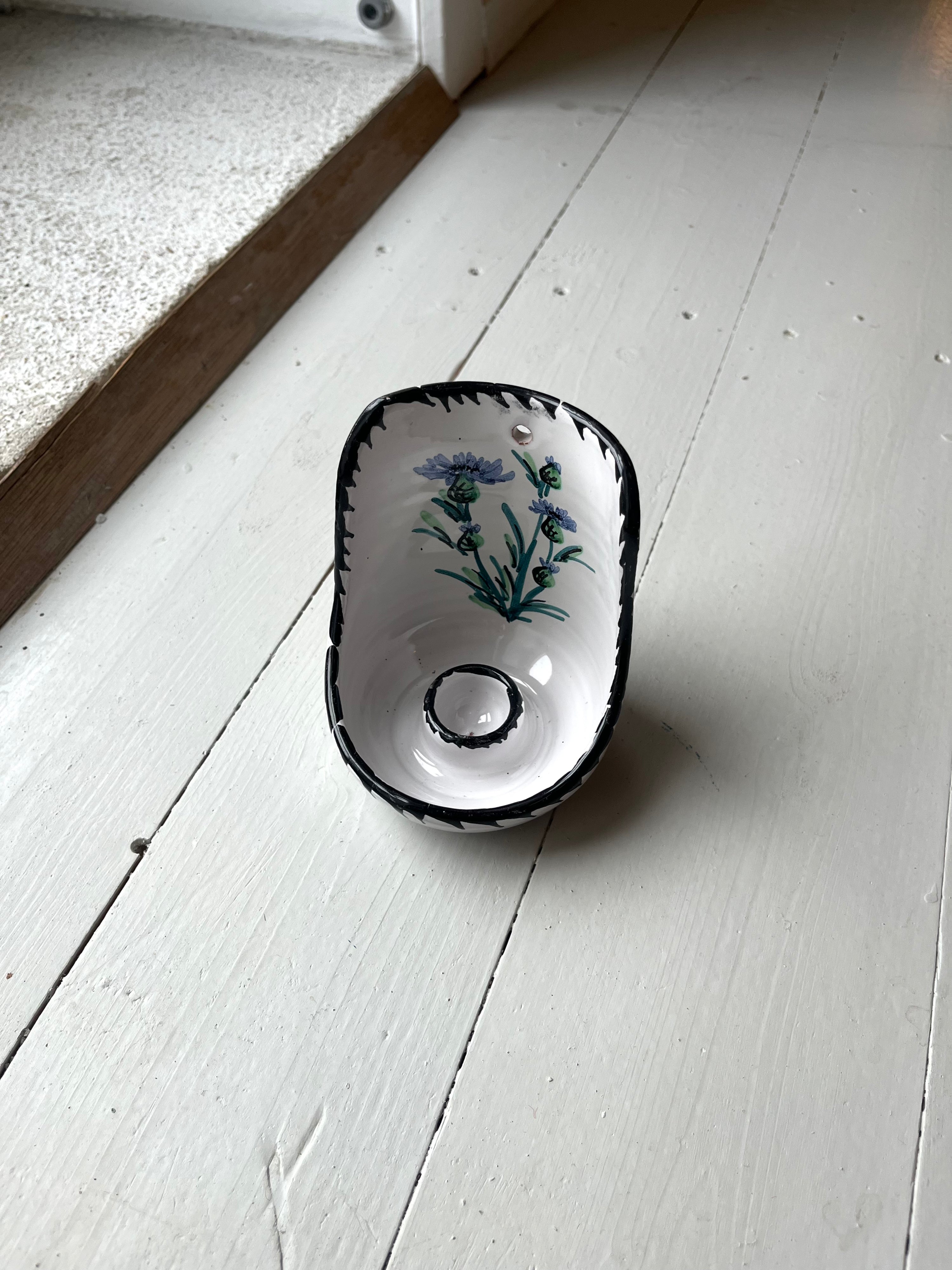 Lysestage fra Juelsminde med tidsler- Vintage 87