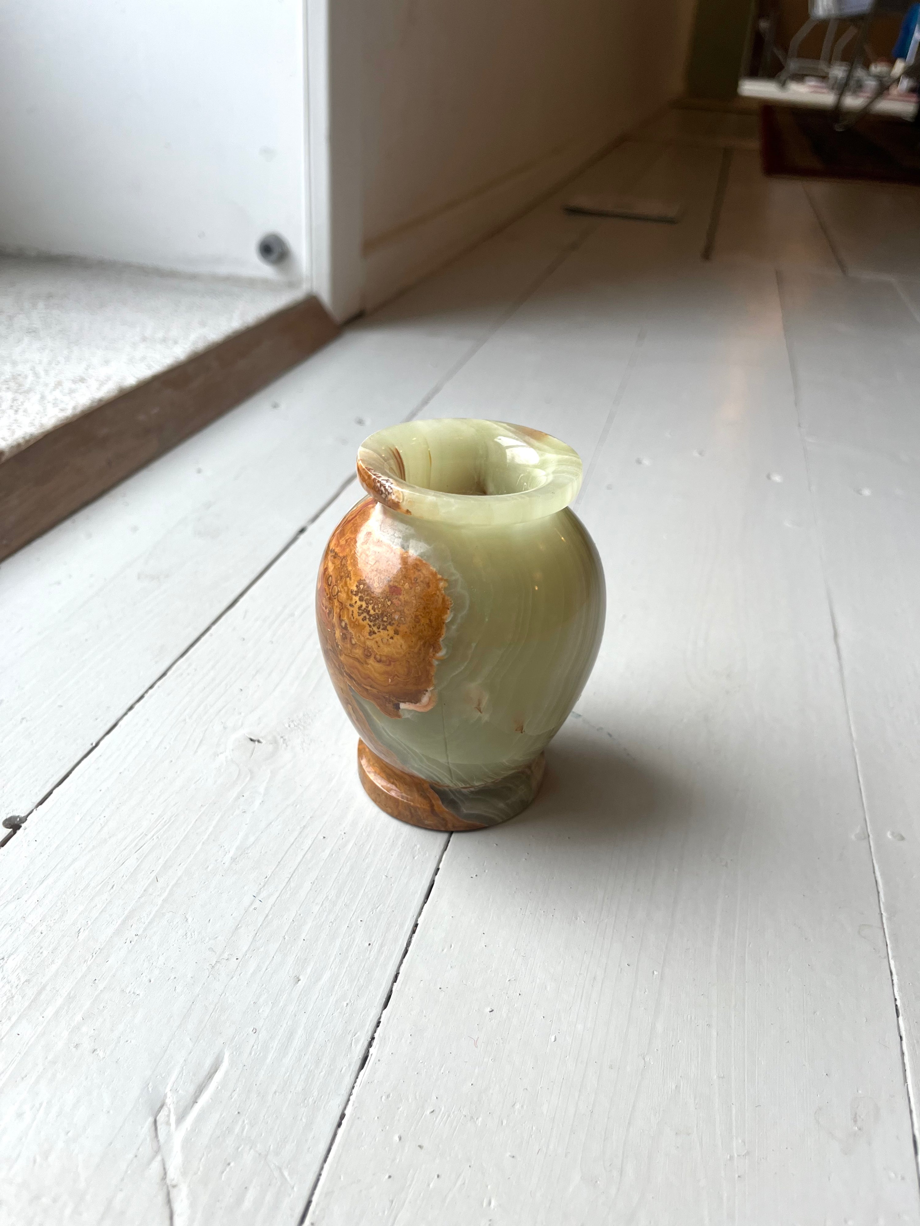 Marmoreret stenvase- Vintage 176