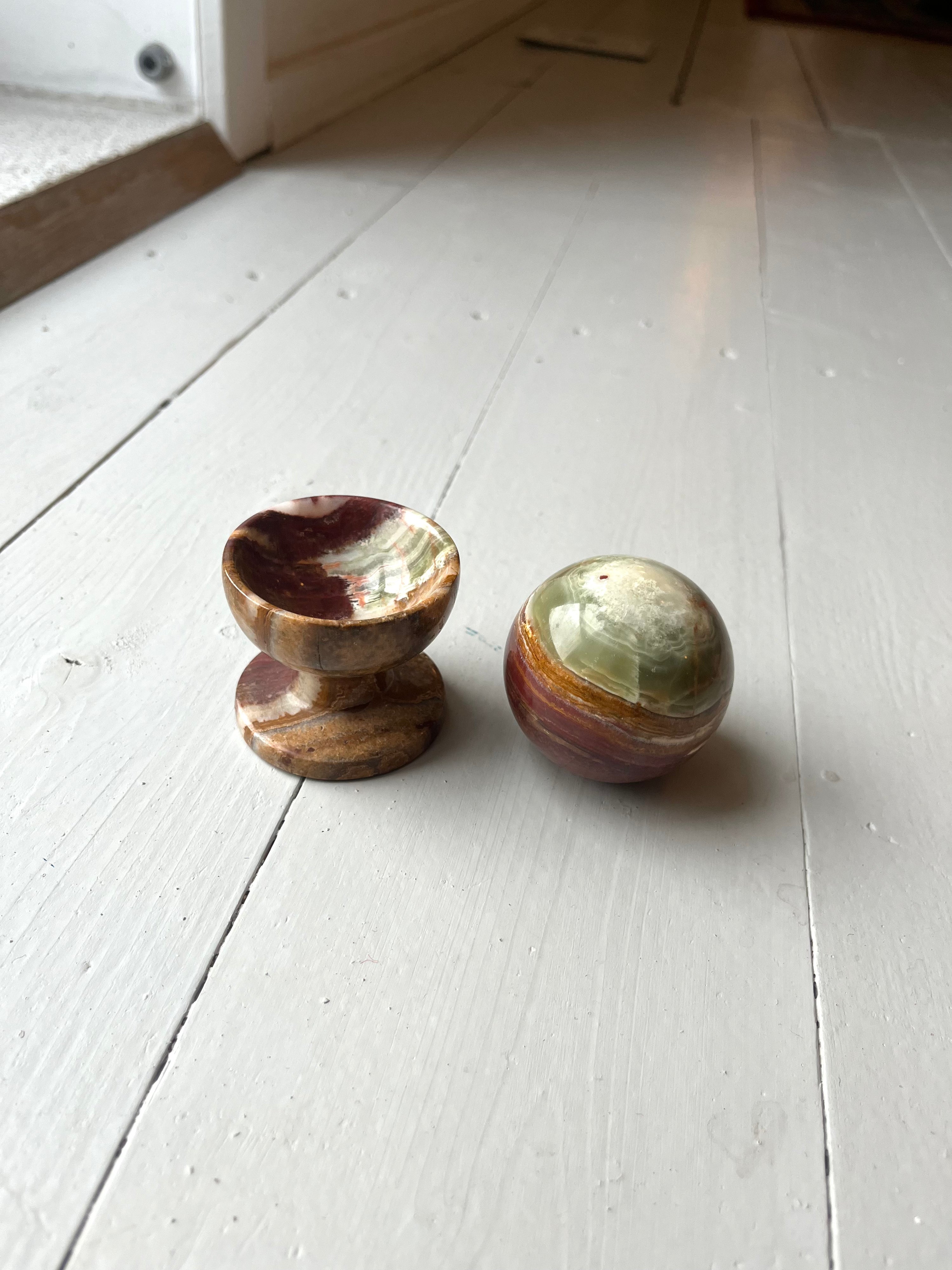 Marmoreret stenskulptur - Vintage 183