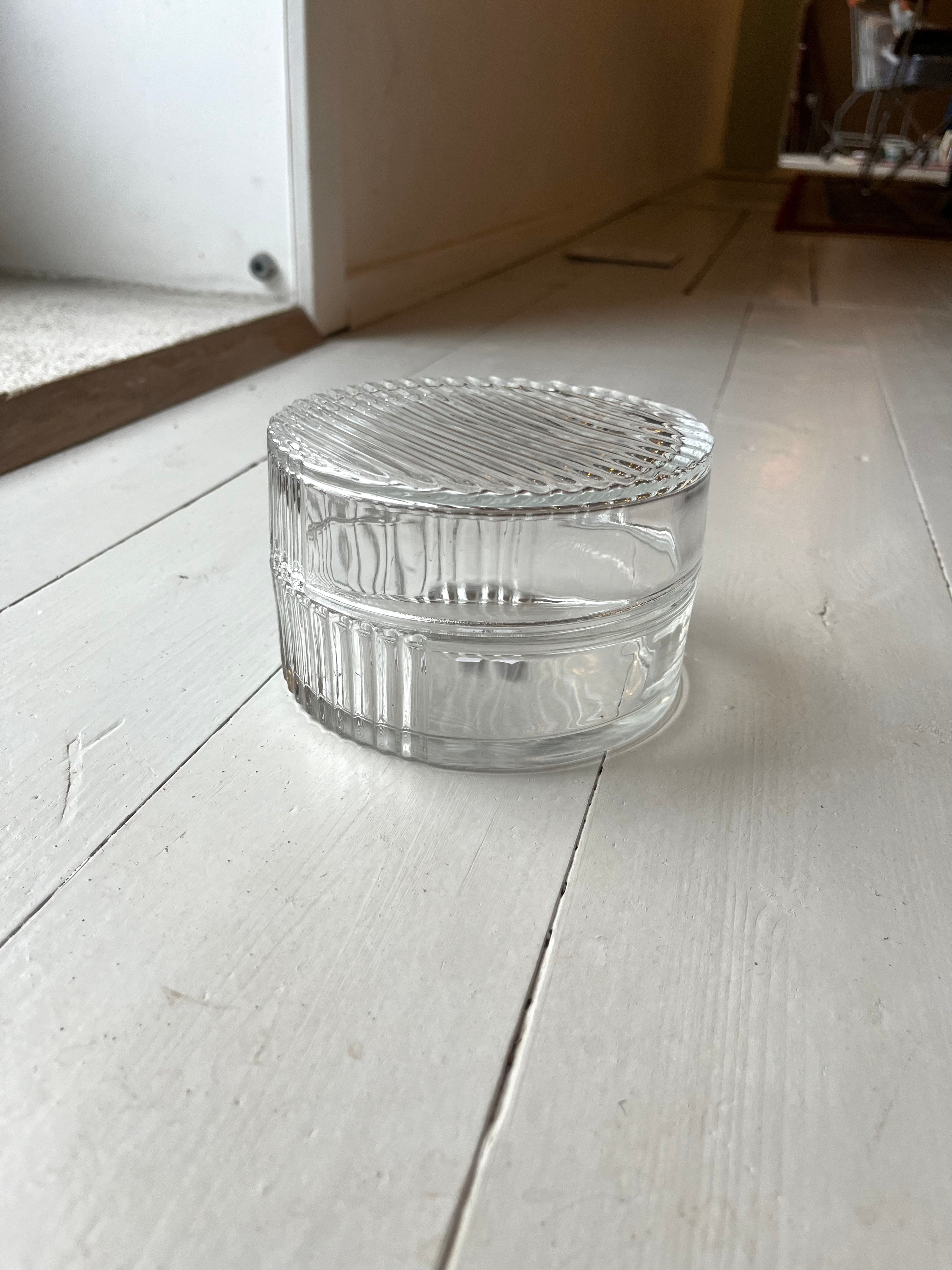Skrin i klar glas- Vintage 79