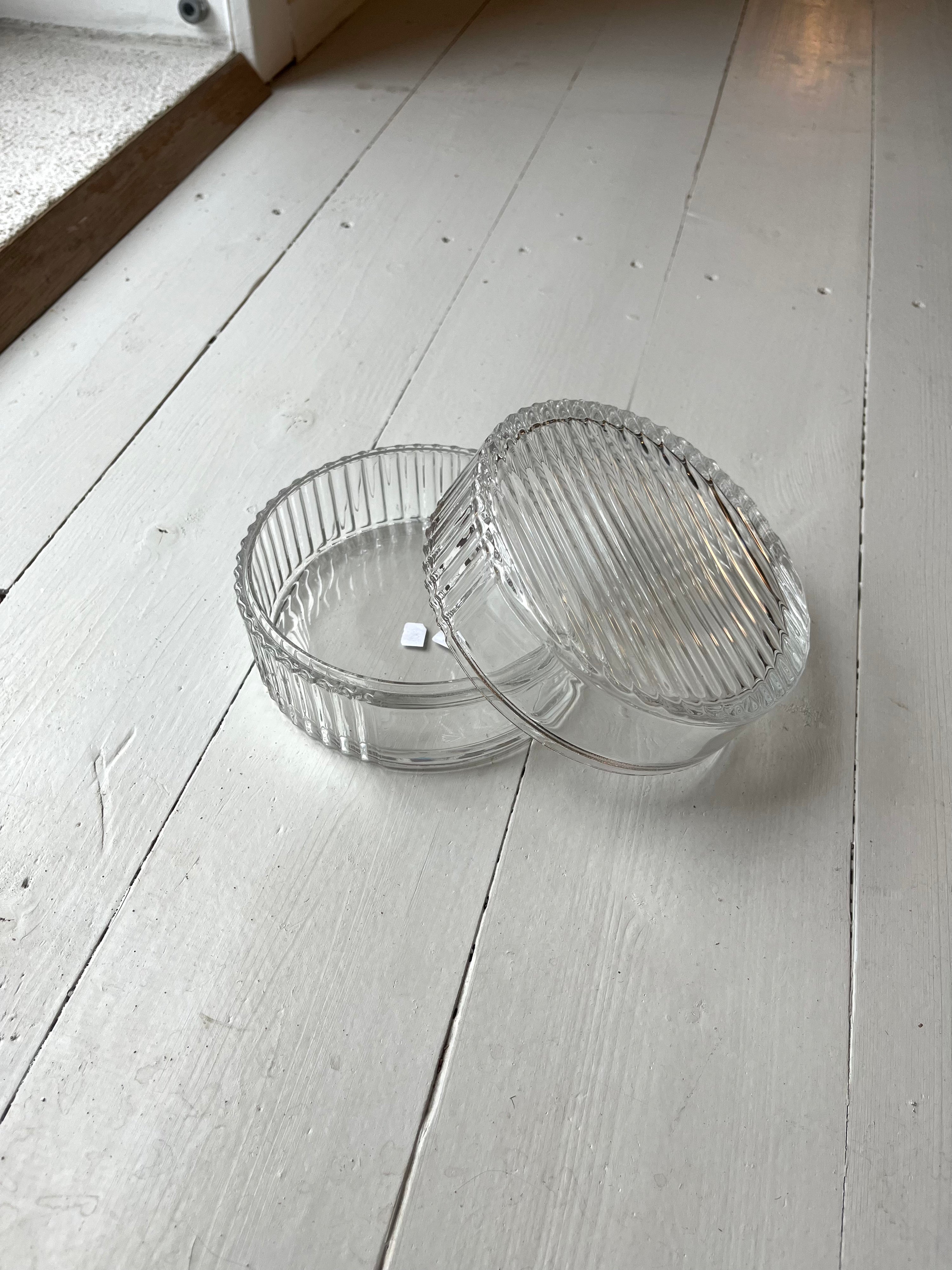 Skrin i klar glas- Vintage 79