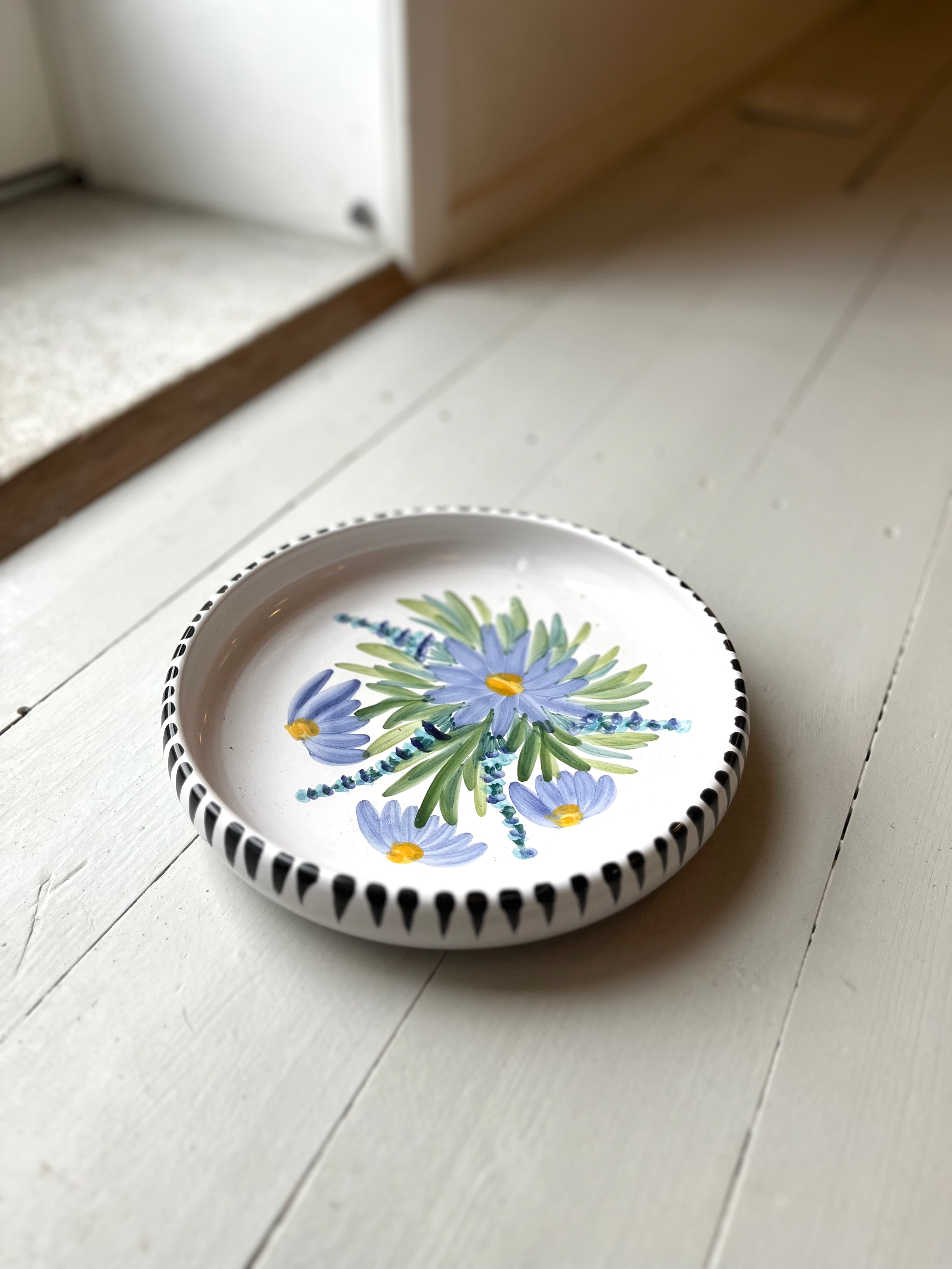 Blomstret fad fra Juelsminde - Vintage 139