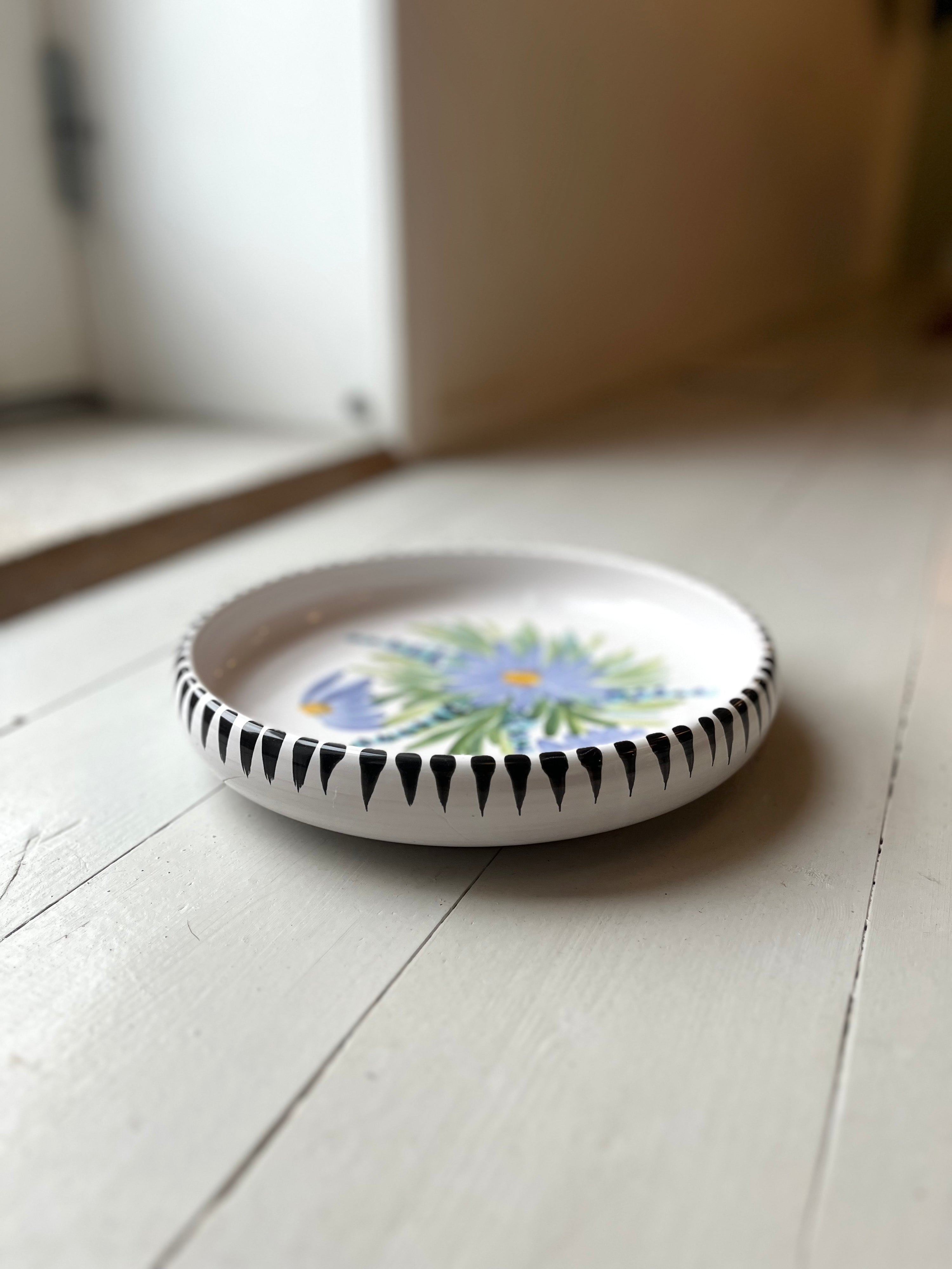 Blomstret fad fra Juelsminde - Vintage 139