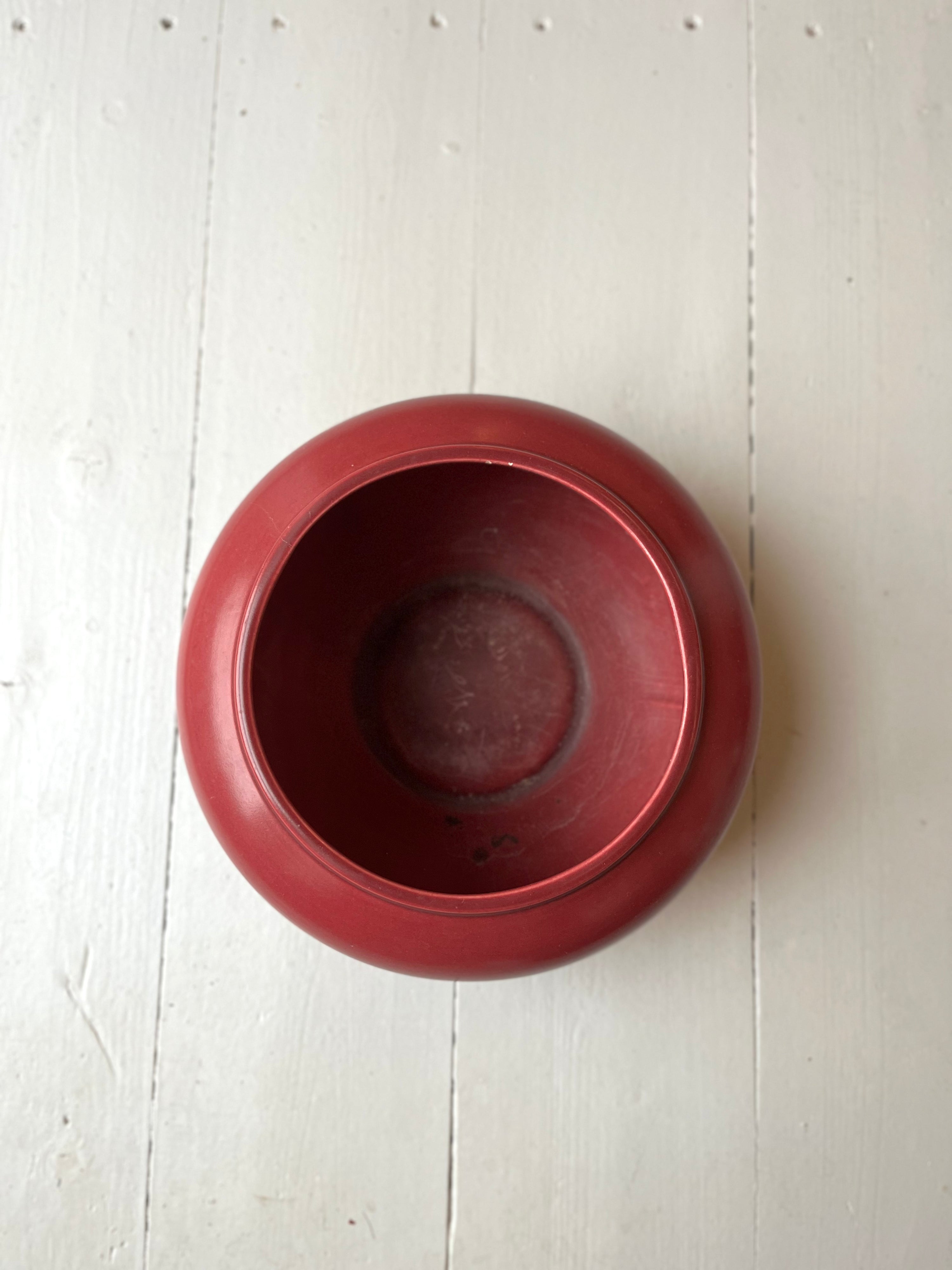 Bordeauxrød potteskjuler - Vintage 148