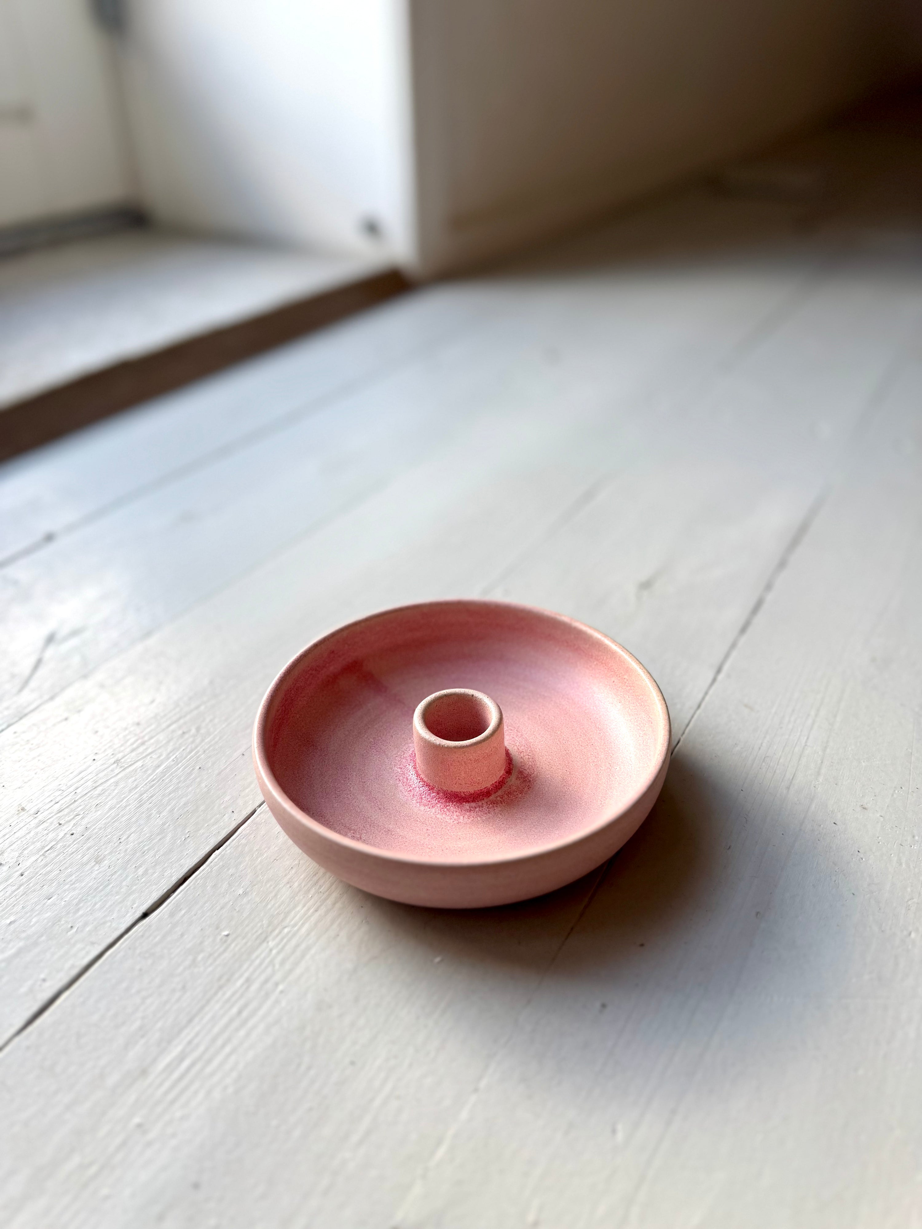 Oktober Lysestage lille - rosa