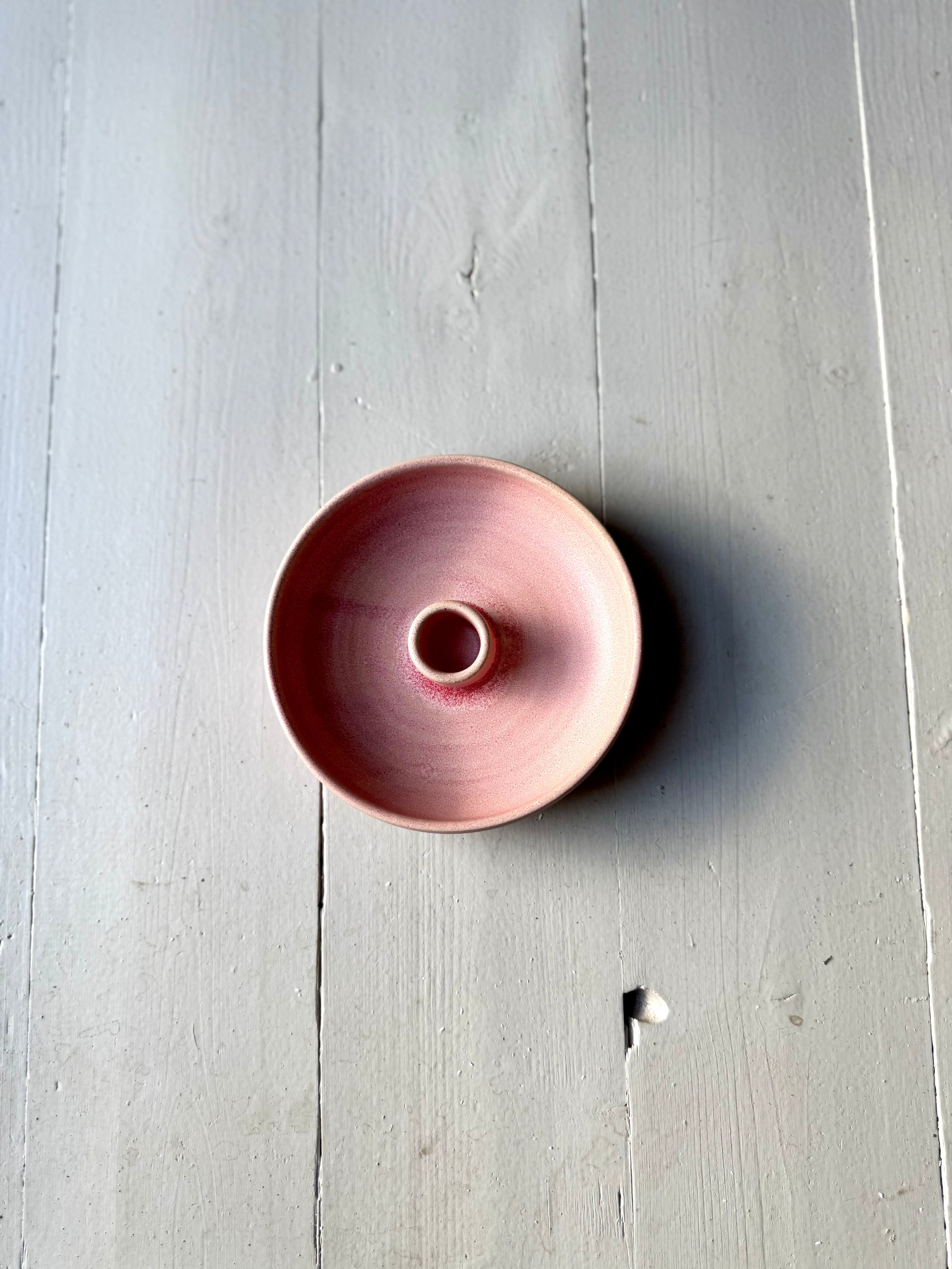 Oktober Lysestage lille - rosa