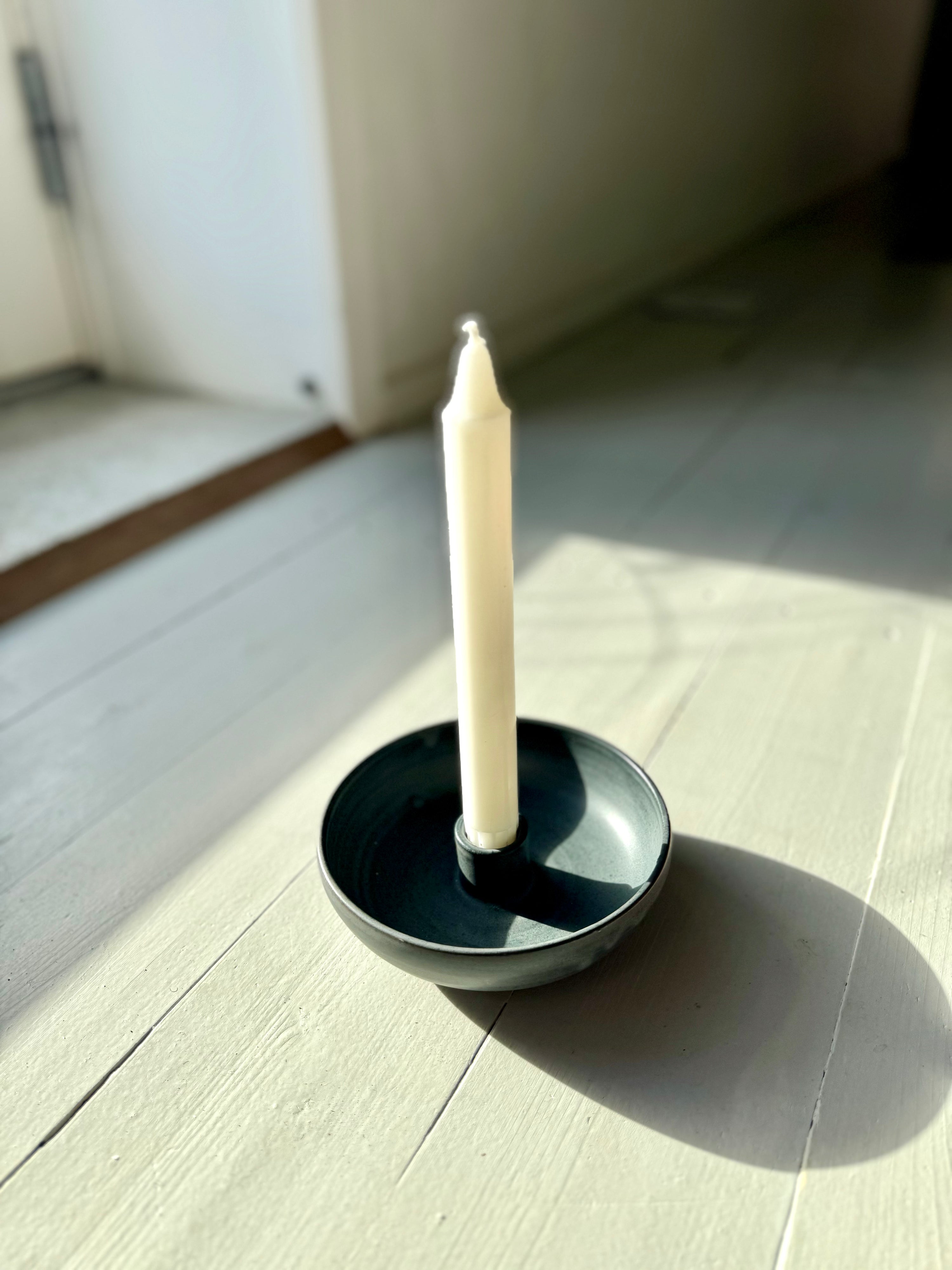 Oktober Lysestage lille - blå