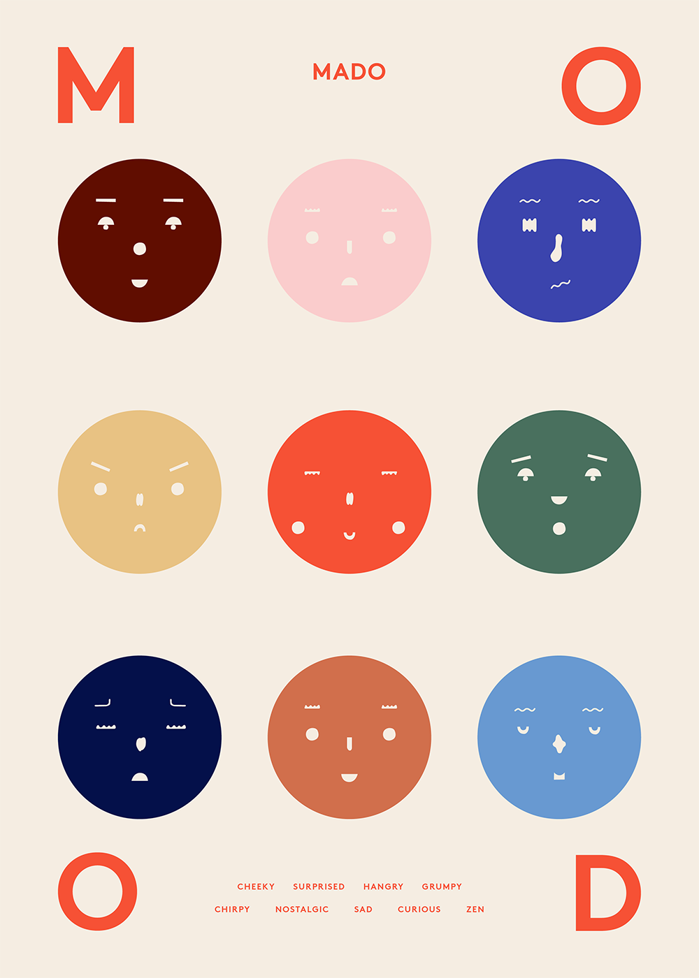 Plakat - Nine Moods