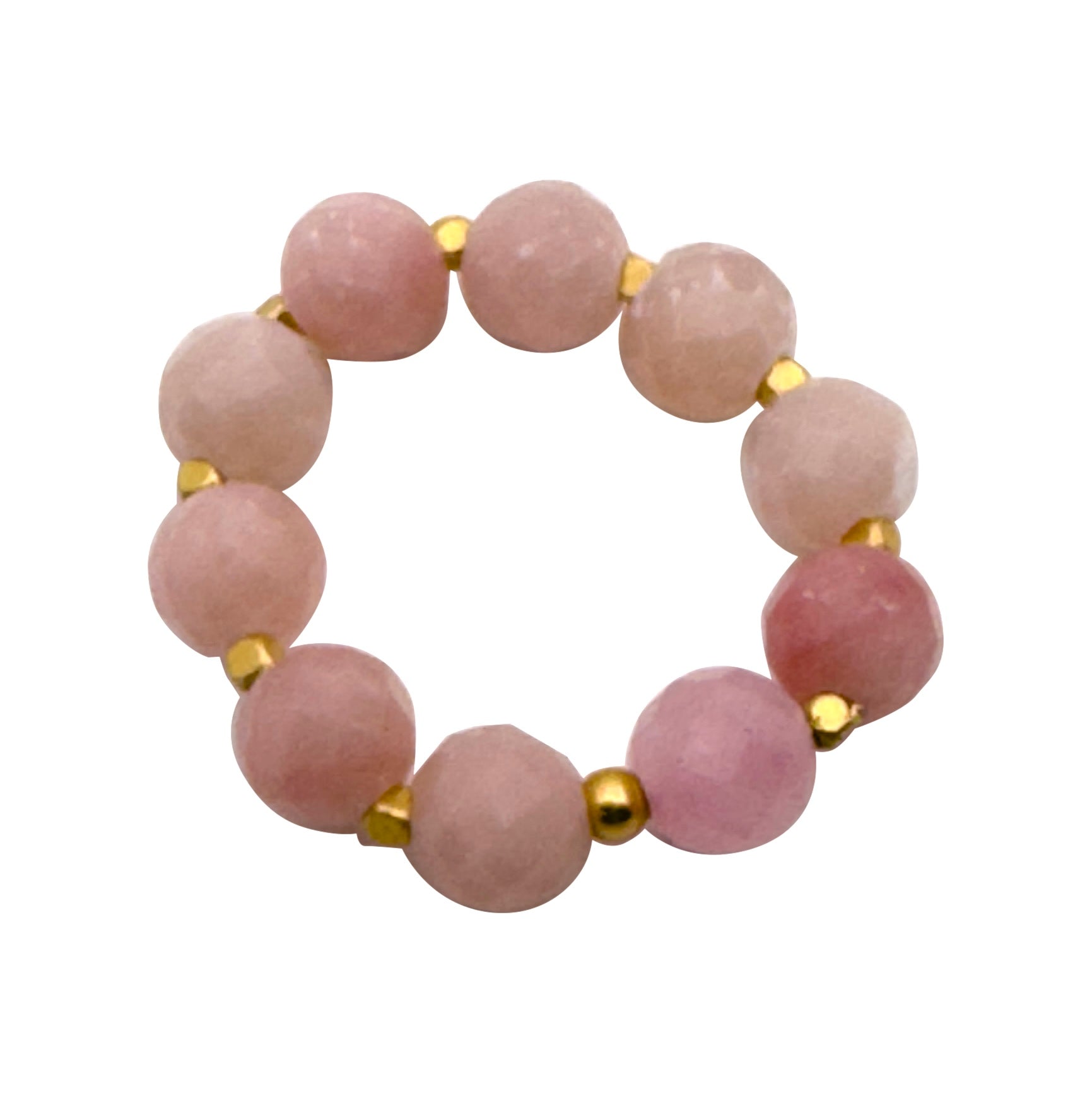 Ring Big Bo - Rose Quartz - rhh04