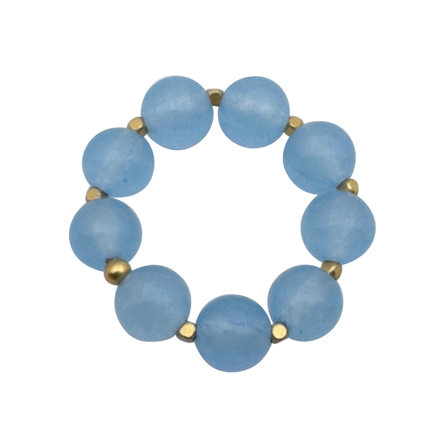 Ring Big Bo - Blue Chalcedony - rhh21