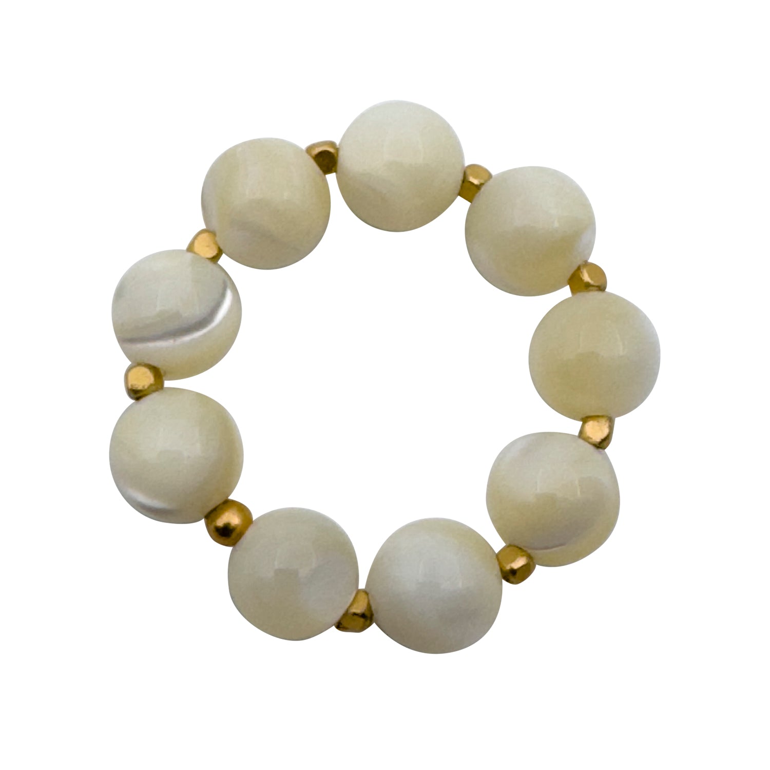 Ring Big Bo - Mother of pearl- rhh29