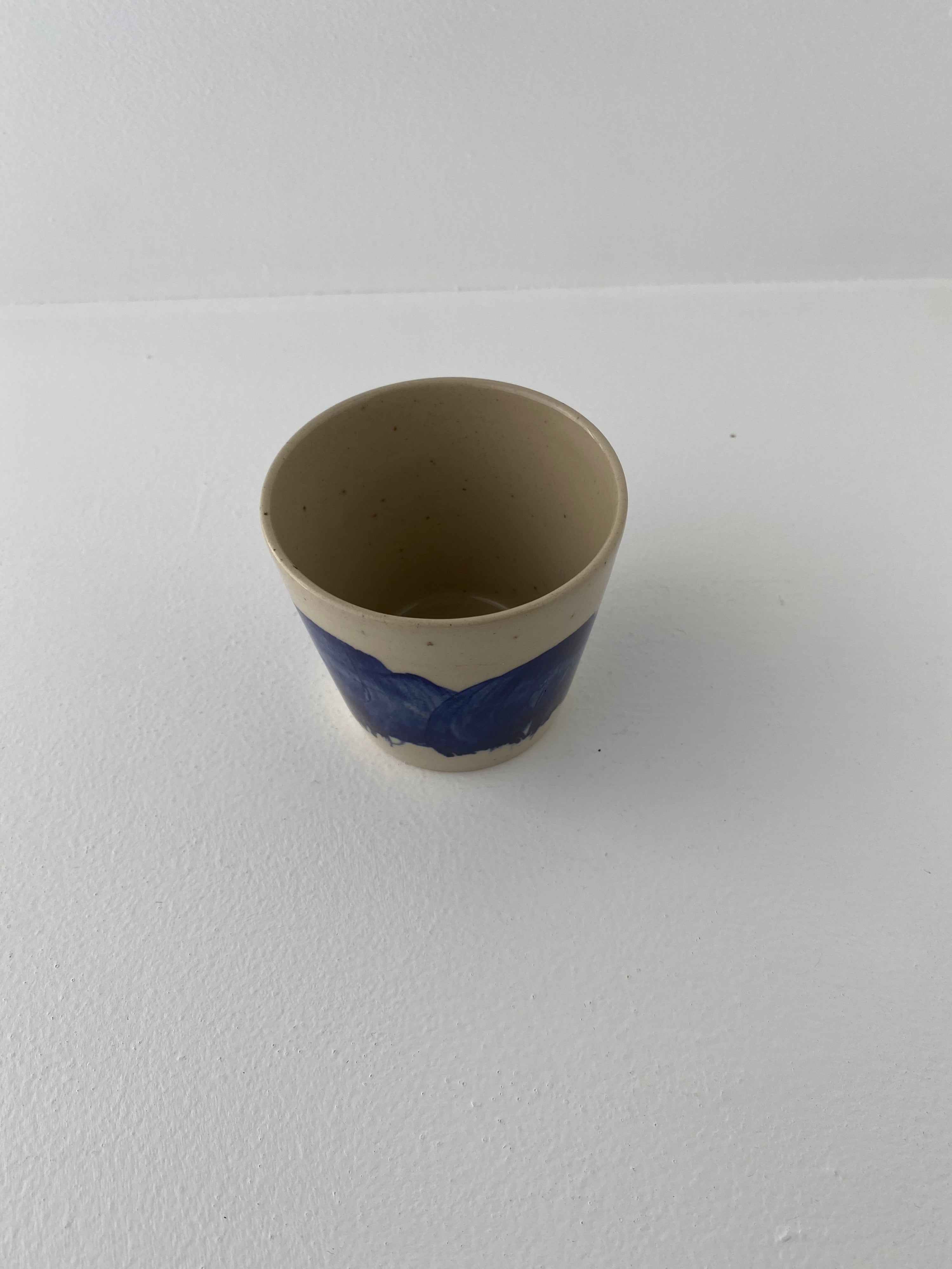 Original Cup, Blue Brush